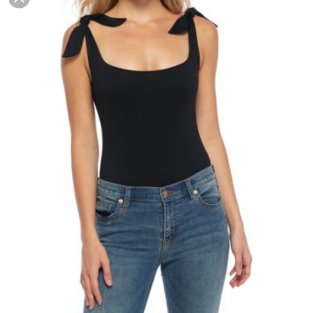 Free People- Tie Shoulder Bodysuit